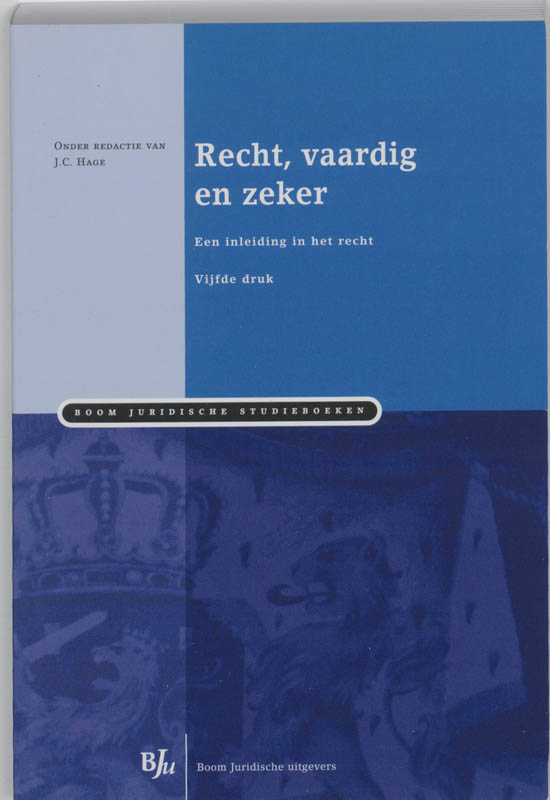 Omslag van Recht, vaardig en zeker