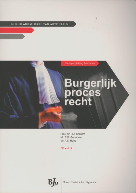 Omslag van Burgerlijk procesrecht