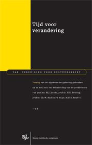 Omslag van Tijd voor verandering