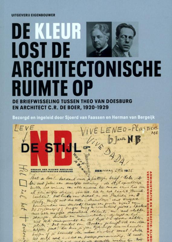 Omslag van De kleur lost de architectonische ruimte op