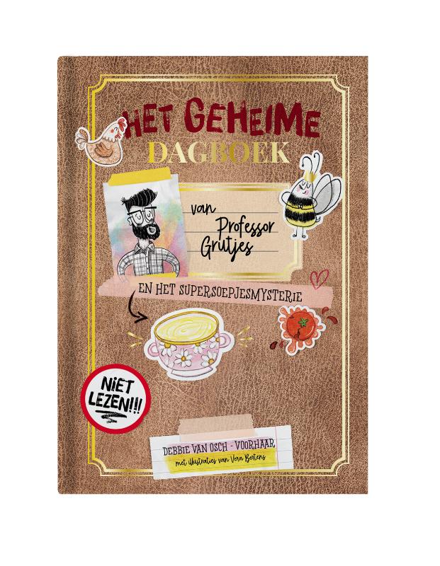 Omslag van Het geheime dagboek van professor Grutjes