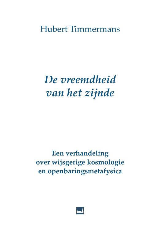 Omslag van De vreemdheid van het zijnde