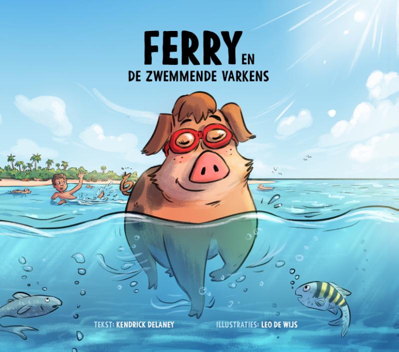 Omslag van Ferry en de zwemmende varkens