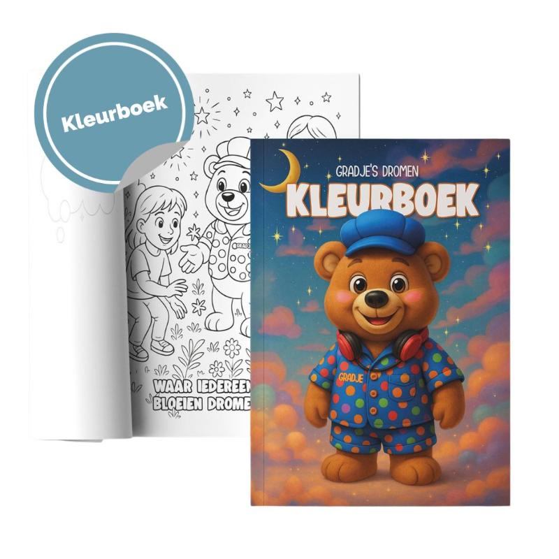 Omslag van Gradje's dromen kleurboek Set (5 stuks)