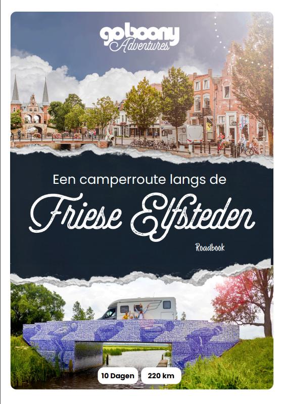 Omslag van Een camperroute langs de Friese Elfsteden