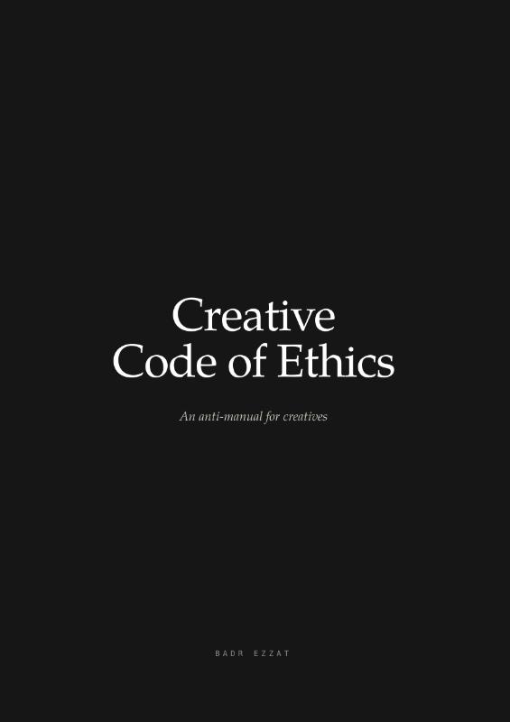 Omslag van Creative Code of Ethics
