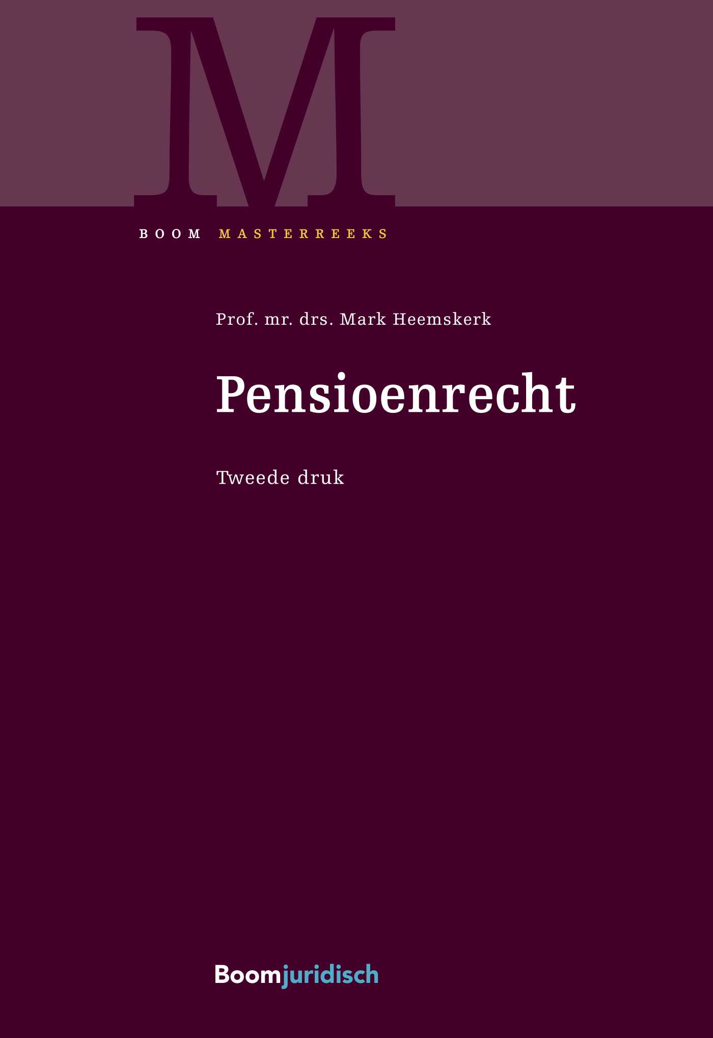 Omslag van Pensioenrecht