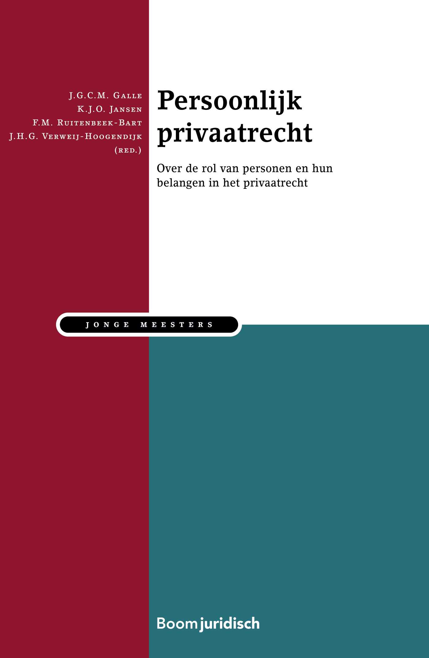 Omslag van Persoonlijk privaatrecht