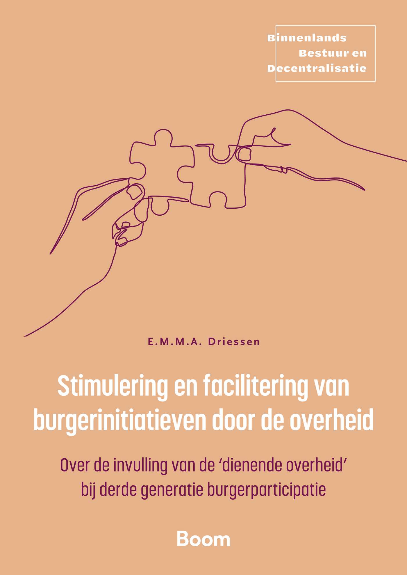 Omslag van Stimulering en facilitering van burgerinitiatieven door de overheid