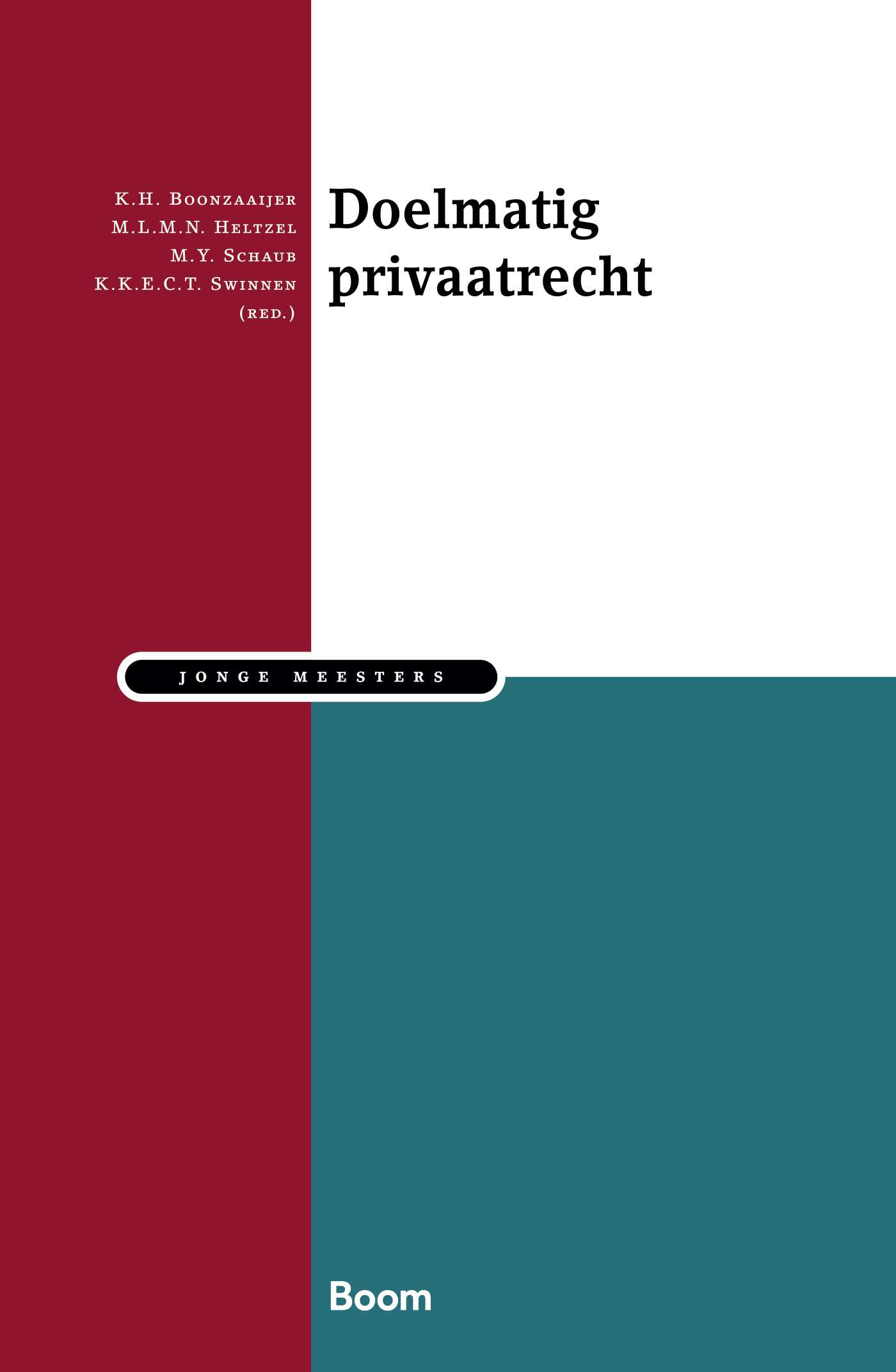 Omslag van Doelmatig privaatrecht