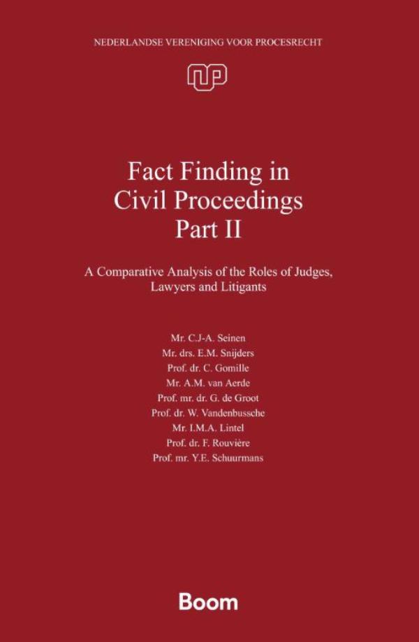 Omslag van Fact Finding in Civil Proceedings Part II