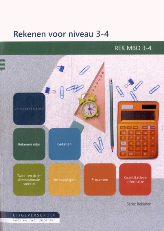 Omslag van REK MBO 3-4