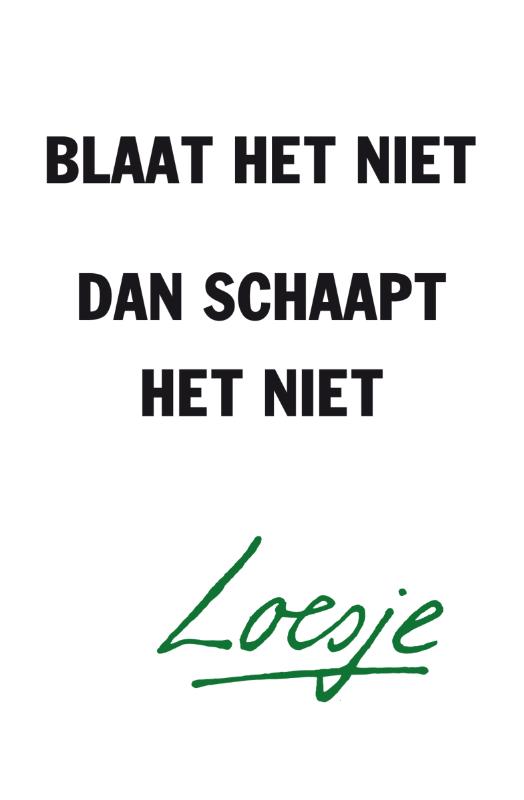 Omslag van Blaat het niet dan schaapt het niet