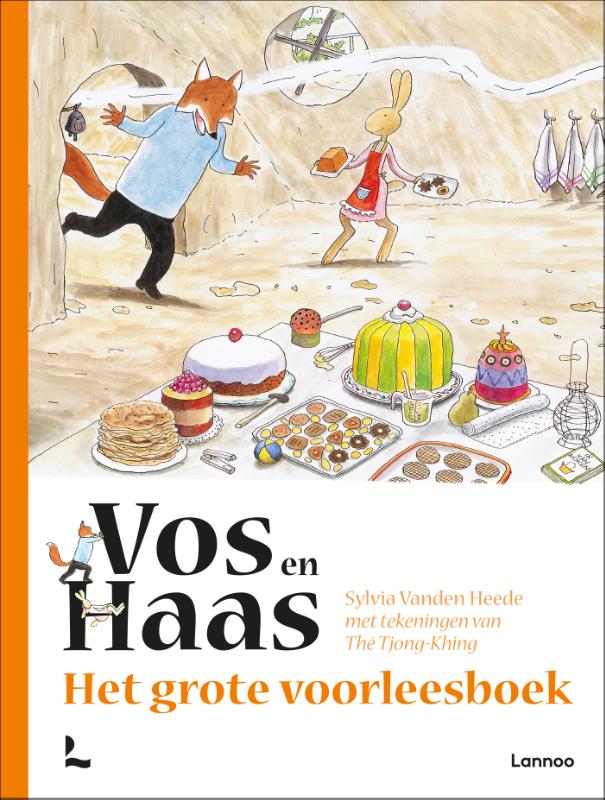 Omslag van Het grote voorleesboek van Vos en Haas