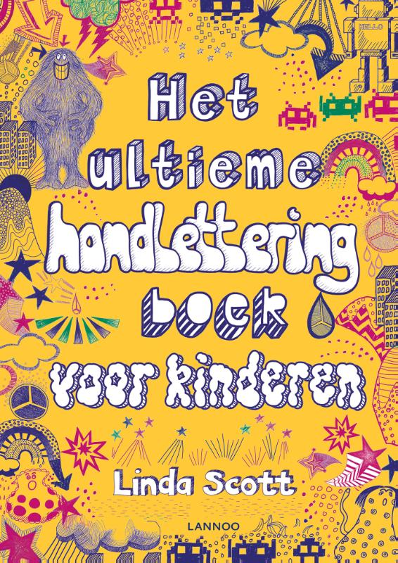 Omslag van Het ultieme handlettering boek voor kinderen