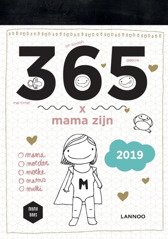 Omslag van 365 x mama zijn - Editie 2019