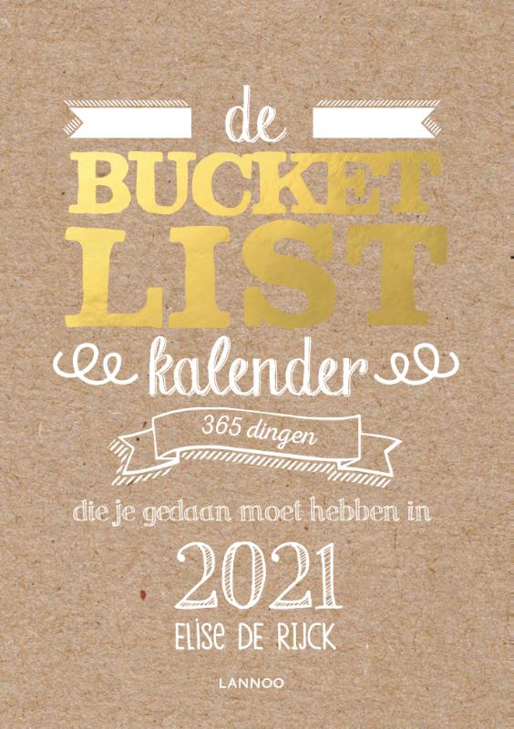 Omslag van De Bucketlist scheurkalender 2021