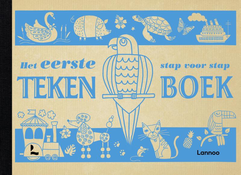 Omslag van Het eerste stap voor stap tekenboek