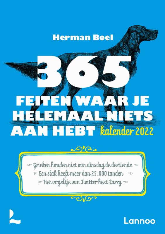 Omslag van Scheurkalender 2022 - 365 feiten waar je helemaal niets aan hebt