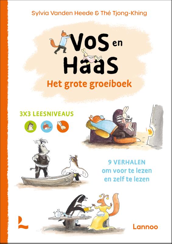 Omslag van Het grote groeiboek van Vos en Haas
