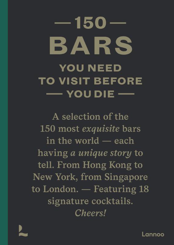 Omslag van 150 Bars you need to visit before you die