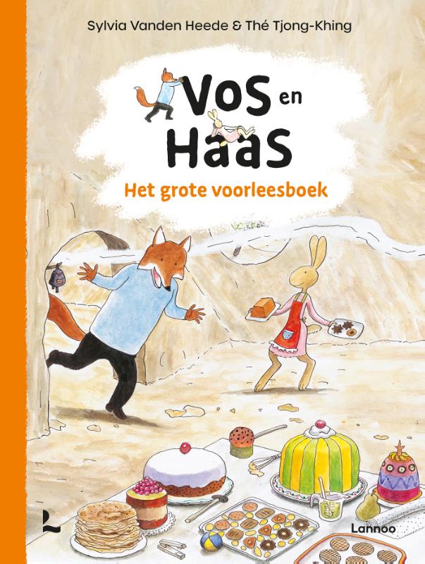 Omslag van Het grote voorleesboek van Vos en Haas