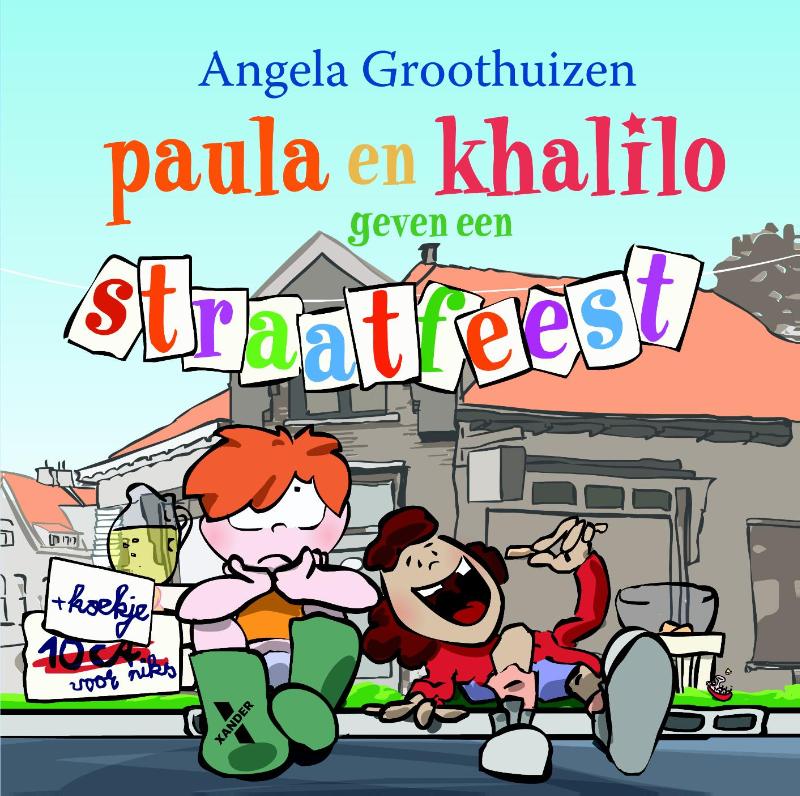 Omslag van geven een straatfeest