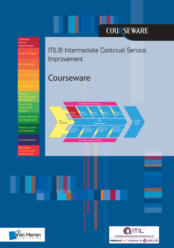 Omslag van ITIL® Intermediate Continual Service Improvement Courseware