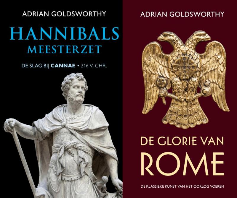 Omslag van Hannibals meesterzet en Glorie van Rome - pakket