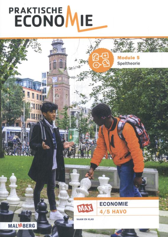 Omslag van module 5 Speltheorie 4/5 hav