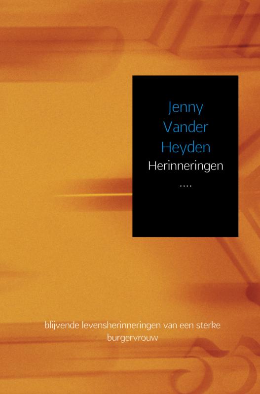 Omslag van Herinneringen....