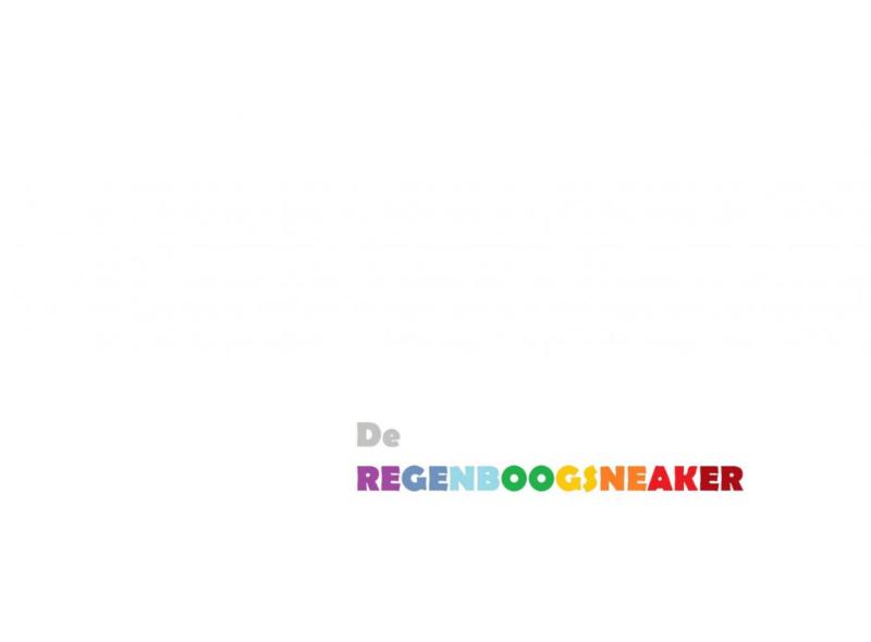 Omslag van De regenboog sneaker