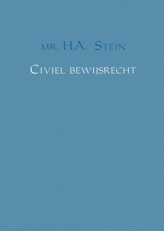Omslag van Civiel bewijsrecht
