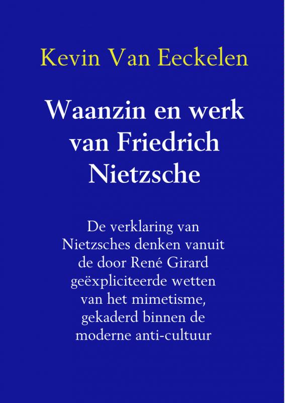 Omslag van Waanzin en werk van Friedrich Nietzsche