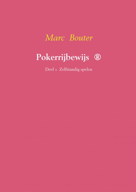 Omslag van Pokerrijbewijs ®