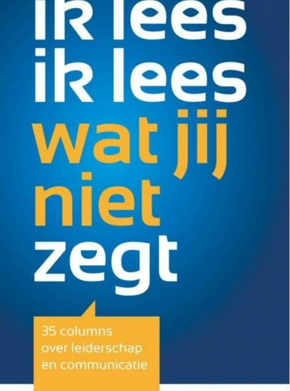 Omslag van Ik lees ik lees wat jij niet zegt