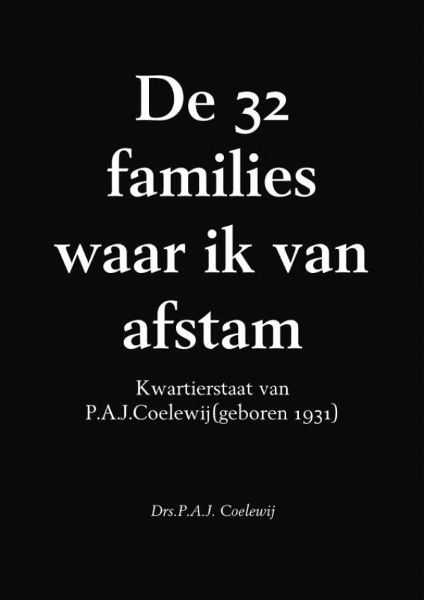 Omslag van De 32 families waar ik van afstam