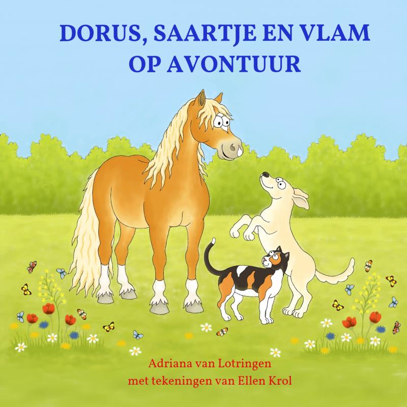 Omslag van DORUS, SAARTJE EN VLAM OP AVONTUUR