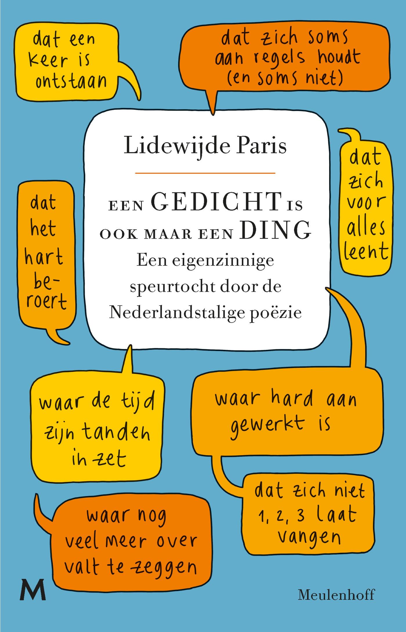 Omslag van Een gedicht is ook maar een ding