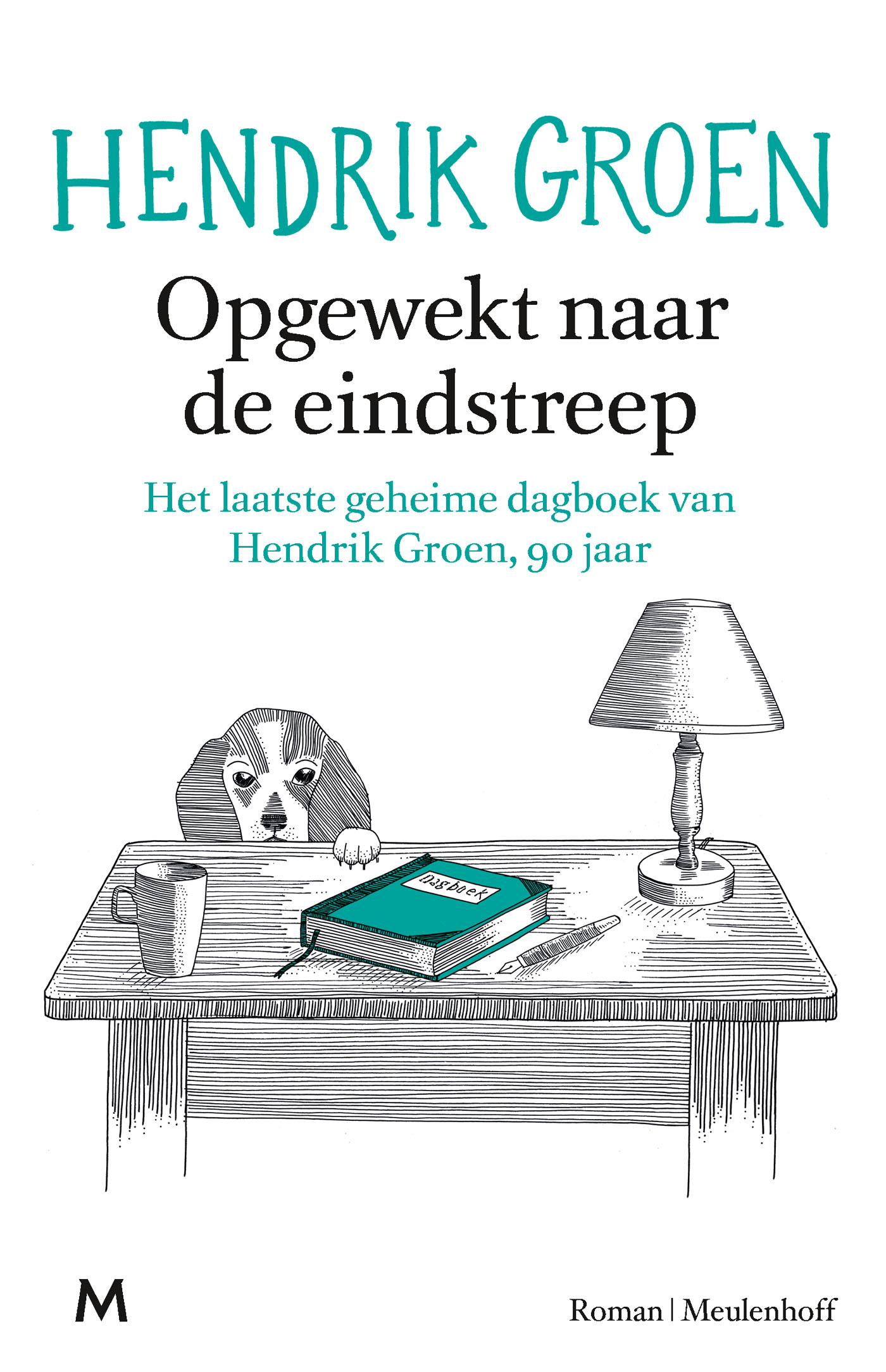 Omslag van Opgewekt naar de eindstreep
