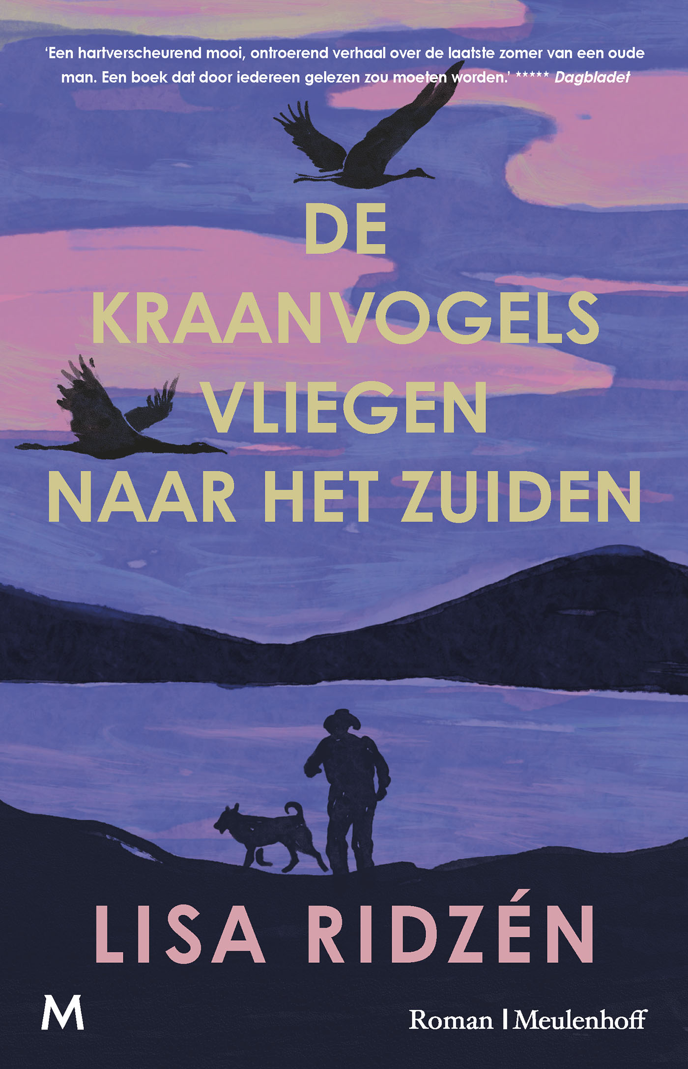 Omslag van De kraanvogels vliegen naar het zuiden