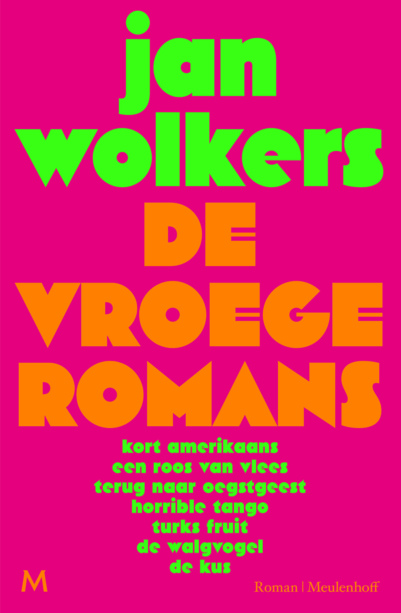 Omslag van De vroege romans