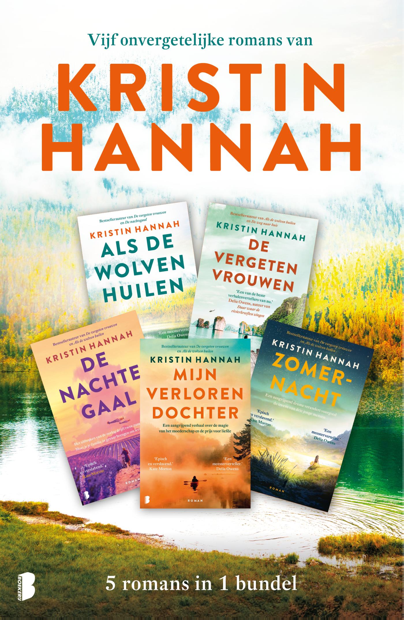 Omslag van Vijf onvergetelijke romans van Kristin Hannah