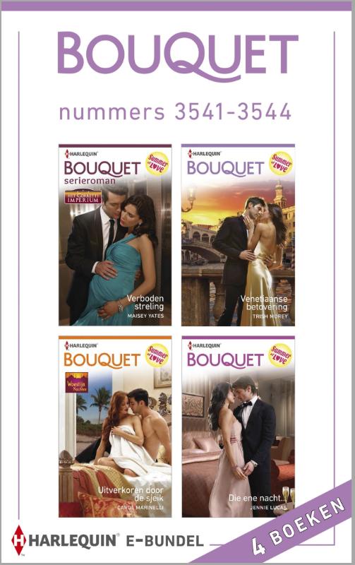 Omslag van Bouquet e-bundel nummers 3541-3544 (4-in-1)