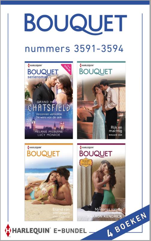 Omslag van Bouquet e-bundel nummers 3591-3594 (4-in-1)