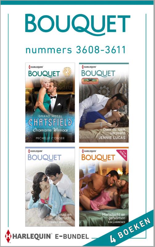 Omslag van Bouquet e-bundel nummers 3608-3611 (4-in-1)