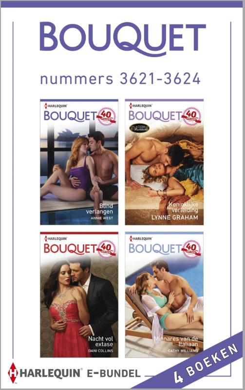 Omslag van Bouquet e-bundel nummers 3621-3624 (4-in-1)