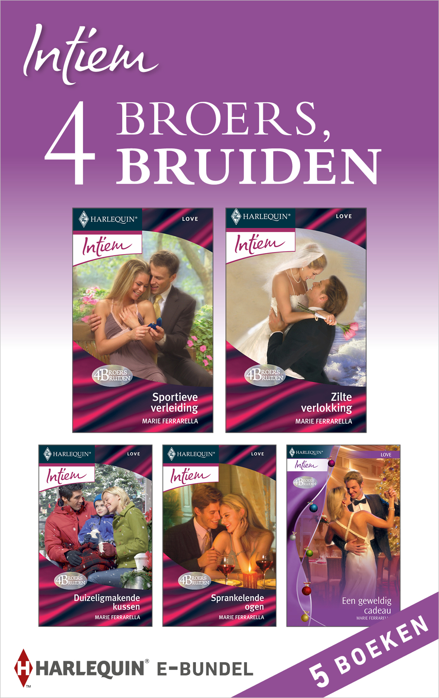 Omslag van 4 broers, 4 bruiden (5-in-1)