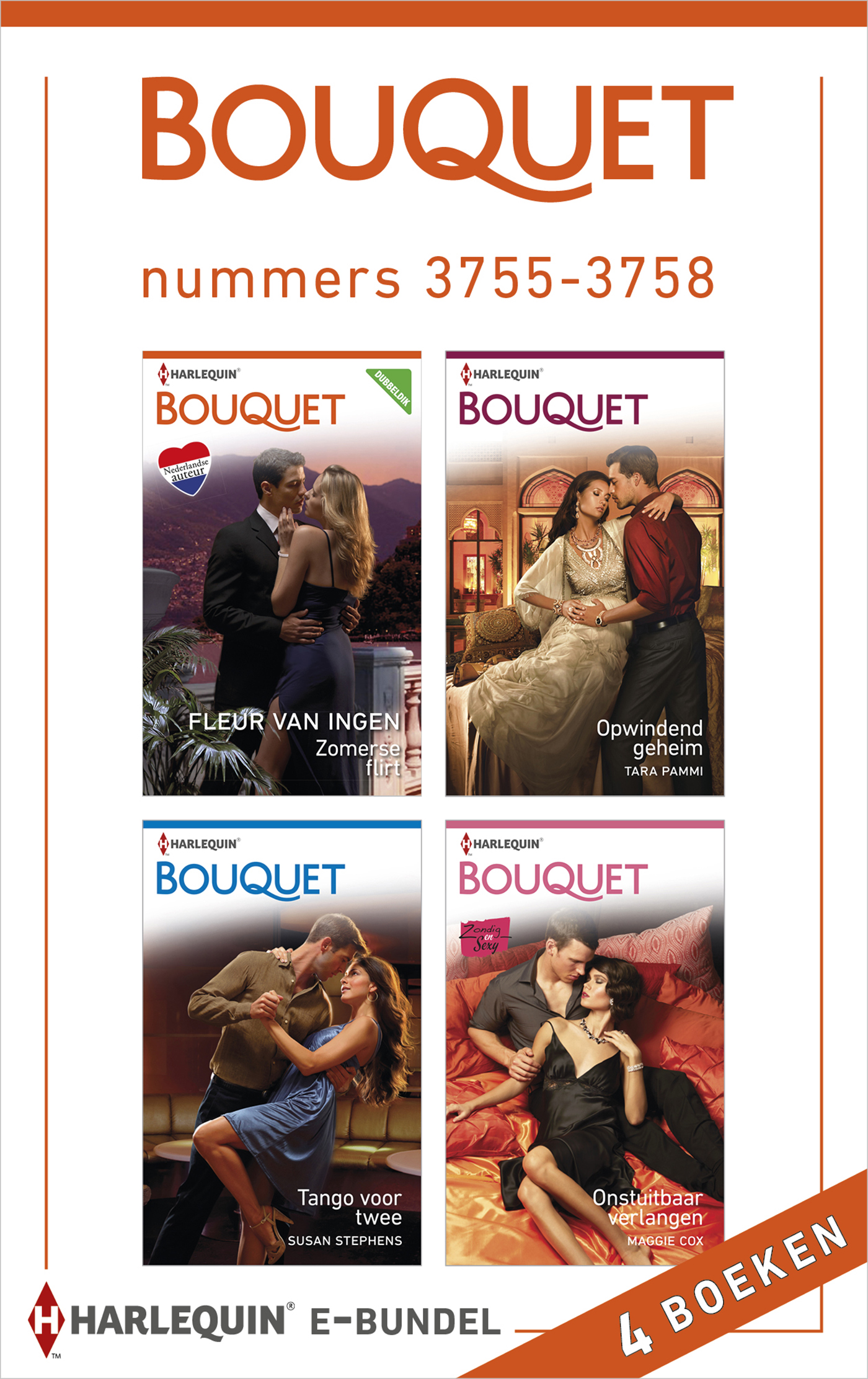 Omslag van Bouquet E-bundel nummers 3755-3758 (4-in-1)