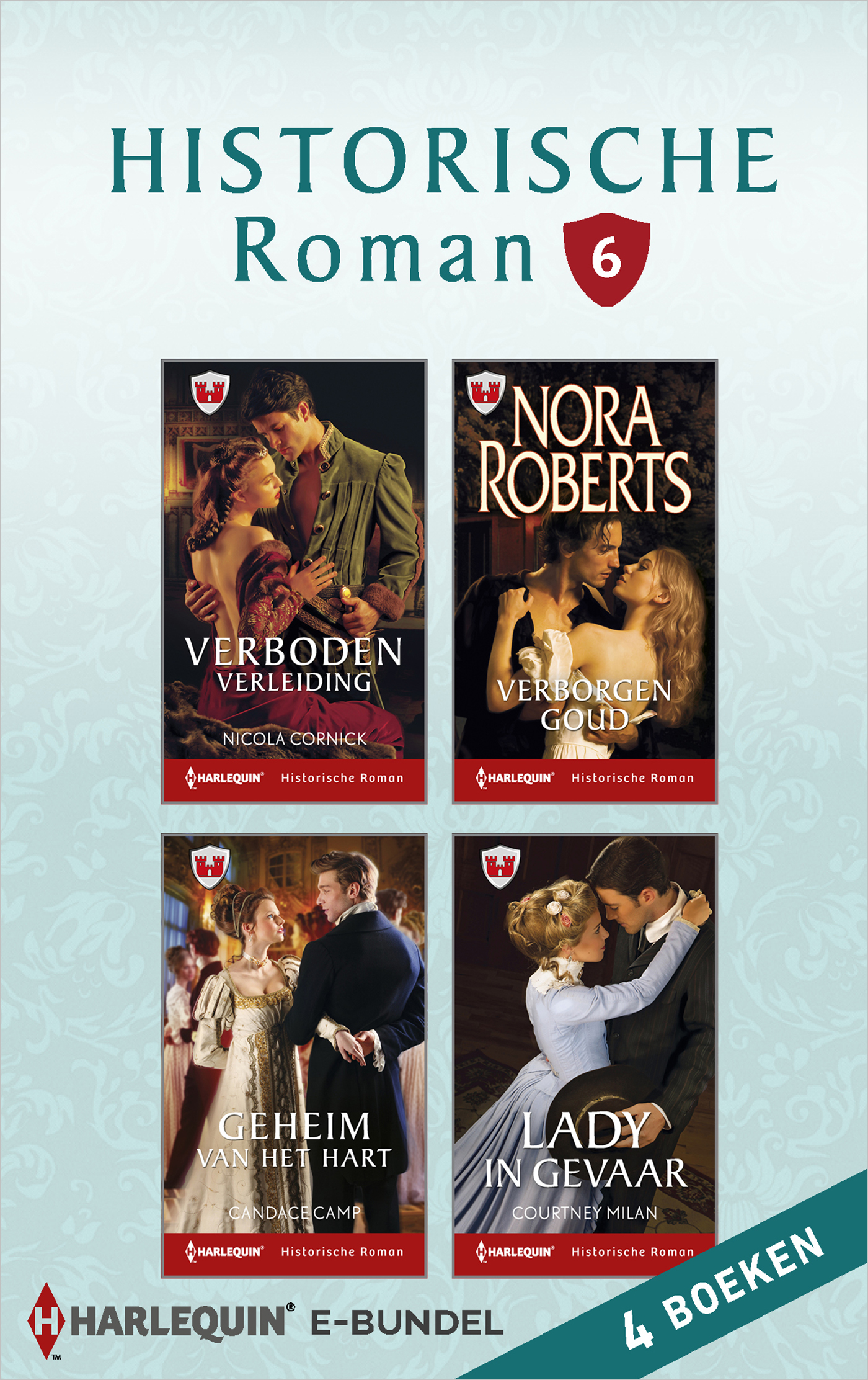 Omslag van Historische roman e-bundel 6 (4-in-1)